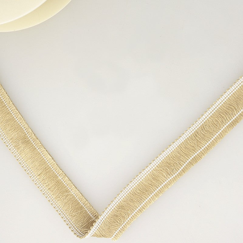 Simple Fringe Trimming 25mm : Taupe