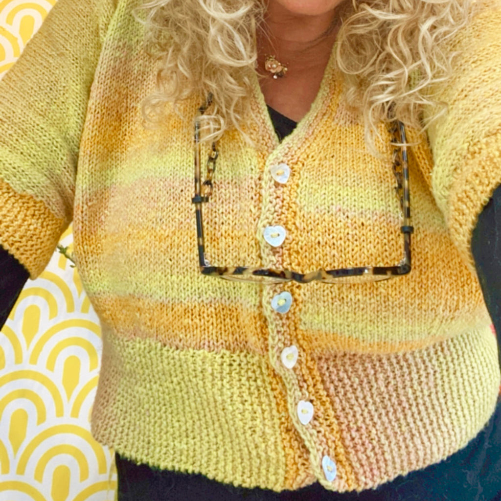 "Voyage" 1950s Vintage Style Cardigan Knitting Pattern