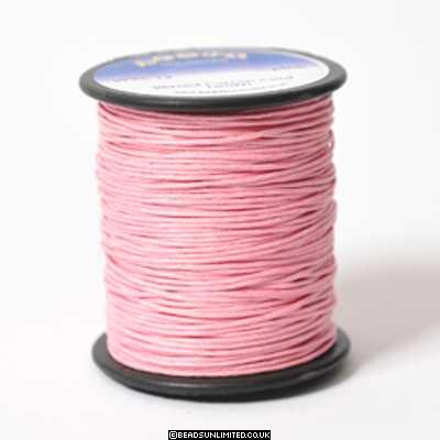 Waxed Cotton 1mm Pale Pink