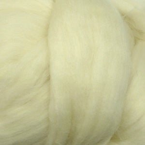 100g White Merino wool tops for felting & giant knitting