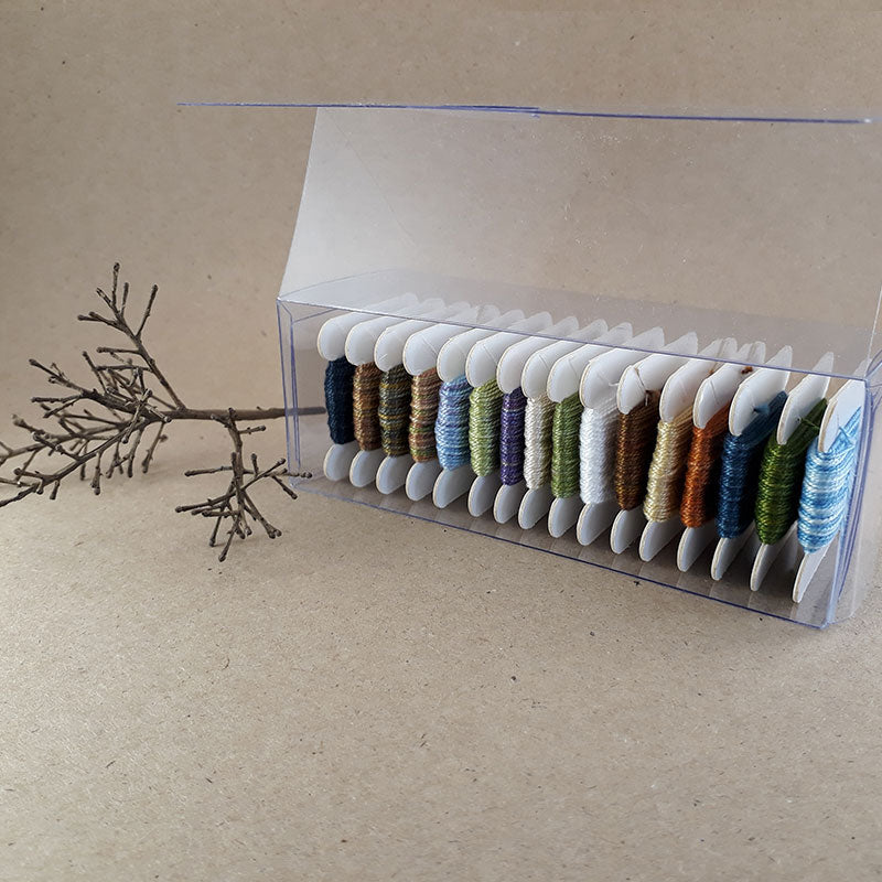 Hand Dyed Perlé 5 Thread Collection : 16 x 5m : Winter