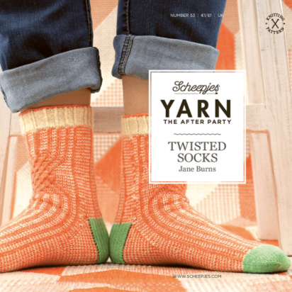 Sheepjes Metropolis Twisted Socks Knitting Pattern