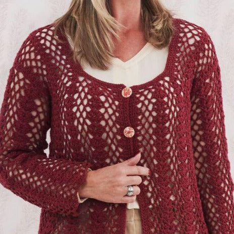 Sheepjes Metropolis Sunflare Cardigan Crochet Pattern