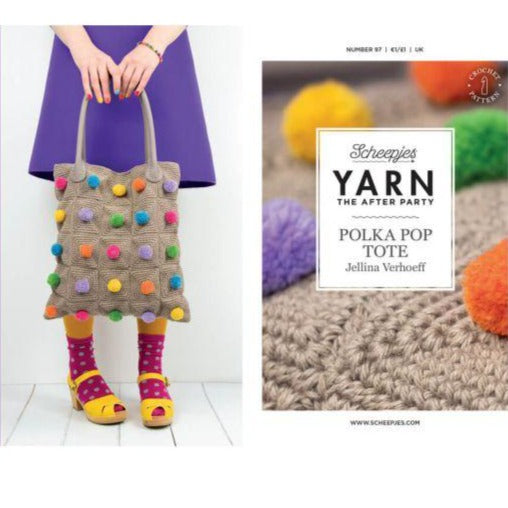 Sheepjes Metropolis Polka Pop Tote Crochet Pattern